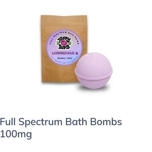 Lavender Haze Hemp Bath Bomb